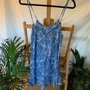 Blue TOBI paisley dress